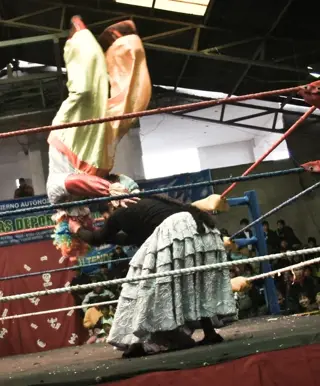 Mit den Cholitas mitfiebern